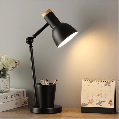 Lampe de bureau écriture pour chambre d'étude et salon avec porte-stylo moderne