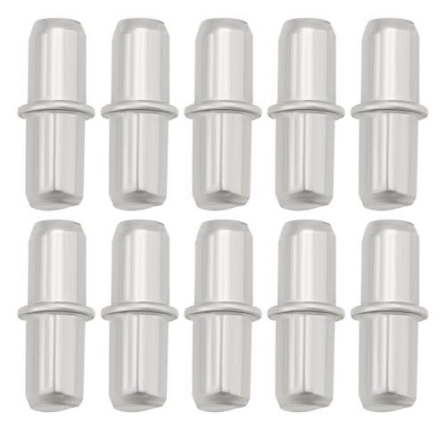 The Lord of the Tools 100pcs Metal Shelf Support Pegs 5mm x 16mm Shelf Support Pins Push Cupboard Shelf Pegs for Kitchen Cabinet Furniture Peg Shelf Bracket