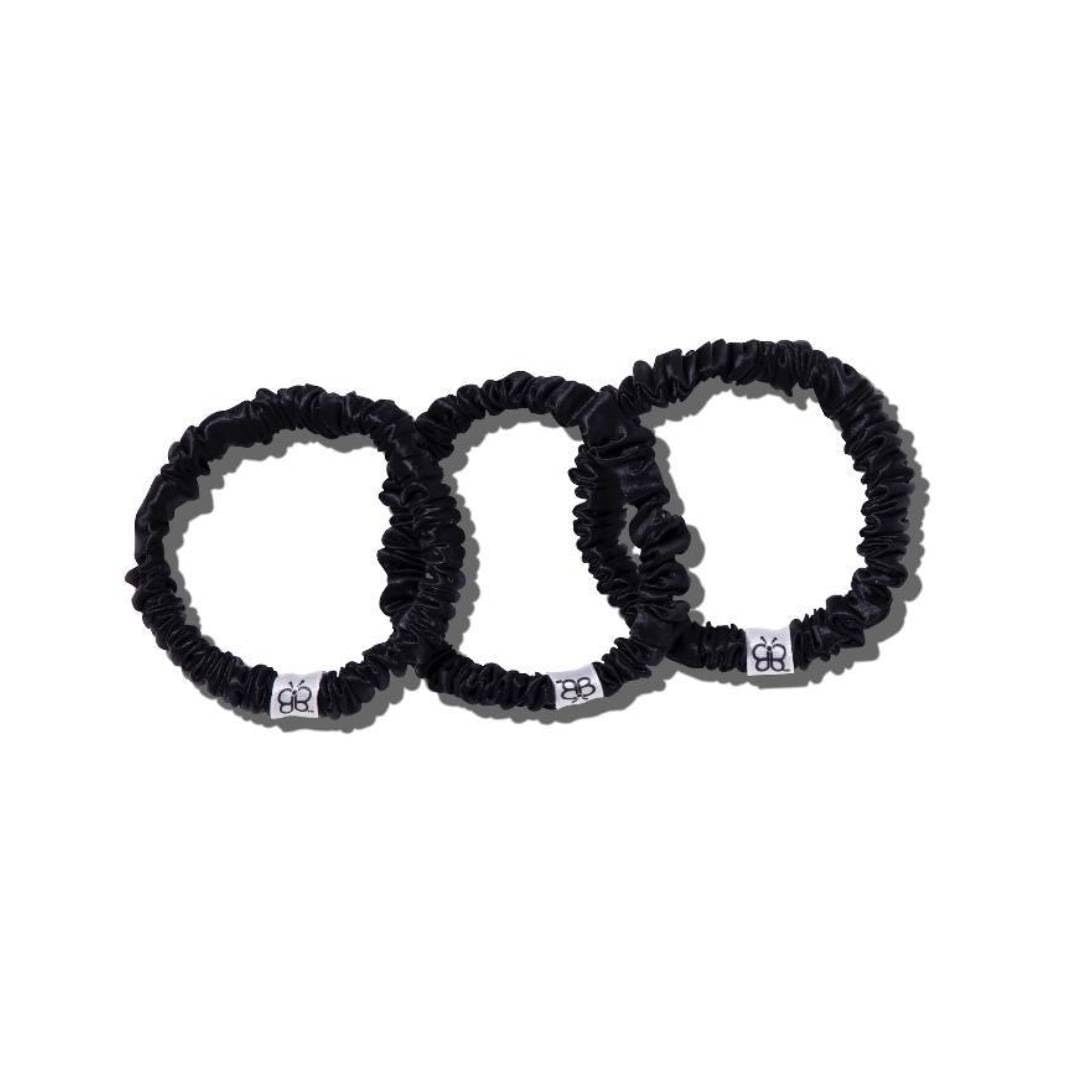 BB BOLD & BRAVE 100% Pure Mulberry Silk Scrunchies– Luxurious, Gentle Elastic Hair Ties for All Hair Types– Anti-Crease, Prevent Breakage & Tangling,