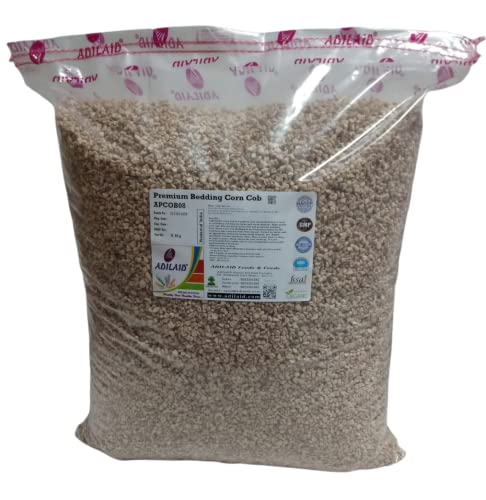 Image of ADILAID Premium Bedding Corn Cob for Small Aniamls Like Rabbit (8 Kg)