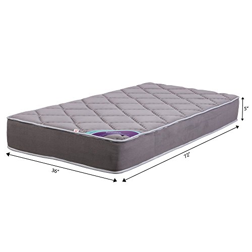 Image of Restolex Spine Smart 5-inch Single Size Coir Mattress (Grey, 72x36x5)