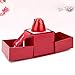 Jewelry Storage Holder, Fashion Wedding Rose Ring Box Holder Necklace Jewelry Display Storage Case Gift Red