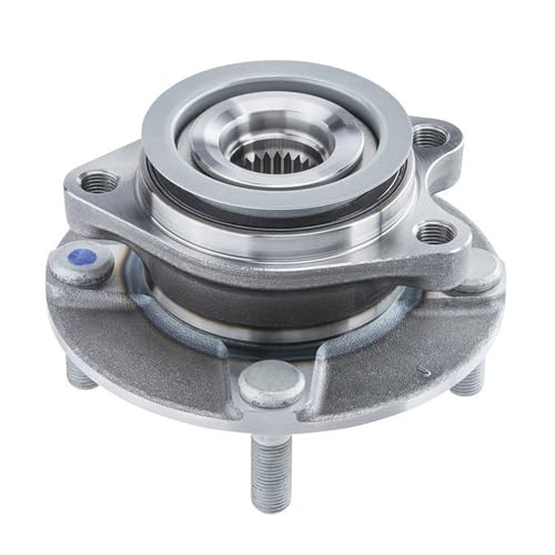 Image of Detroit Axle - 2pc Front Wheel Bearing Hubs Assembly for 2007-2012 Nissan Versa [4-Wheel ABS], 4 Lugs, 2008 2009 2010 2011 Wheel Bearing and Hubs Assembly Replacement