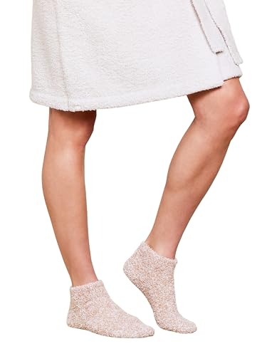 Barefoot Dreams Women's CozyChic Heathered Tennis Socks