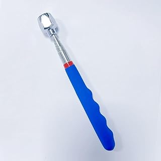 Heavy Duty Telescoping Magnetic Pickup Tool — Strong 25lb Pull Force, Extendable from 7in to 30in, Stainless Steel Body with Non-Slip Cushion Handle for Retrieving Nails, Screws, and Metal Parts