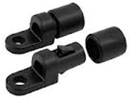 Bungee Terminal End With Sleeve Black 0000 by Sea-Lect Designs