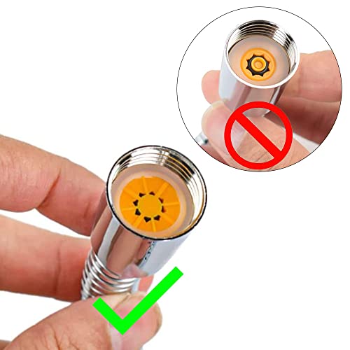 12 Pcs Shower Flow Reducer Limiter 4 Different Flows Shower Head Flow Restrictor Shower Pressure Reducer Shower Head Water Saver Adapter Set for Shower Head 20mm - Image 4