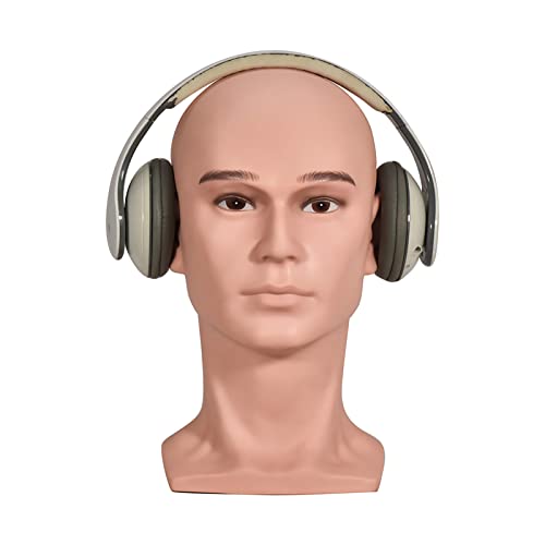 MIAOMANZI Manequim Suporte de cabeça profissional treinamento careca peruca óculos máscara capacete