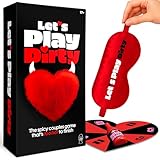 Lucky Egg Let's Play – Adventurous Couples Games for Adults with Spinner, Blindfold and 180 Prompts – Fun & Romantic Date Night Couple Games for Romantic Anniversary & Valentines Gifts