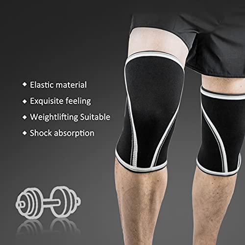 Joelheira manga de compressão, 1 PCS joelheira joelheira joelheira esportiva para levantamento de pe