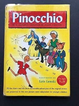 PINOCCHIO By C COLLODI adapted by Allen Chafee Random House HC 1946 Lois Lenski