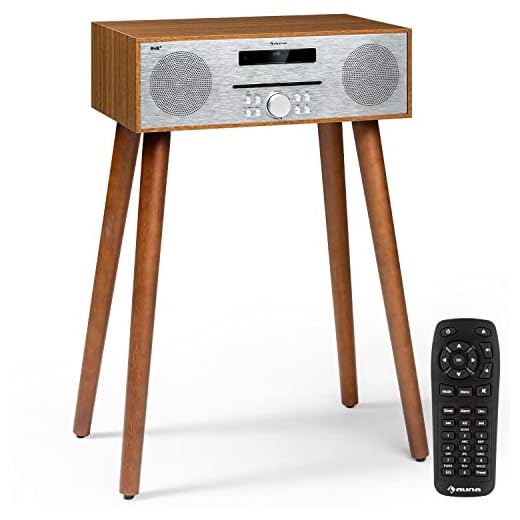 Auna Silver Star Dab Radio Retro Vintage, Equipo de música con 2 x 10 W, Slot-In CD Player Dab+, Radio Bluetooth, Plateado