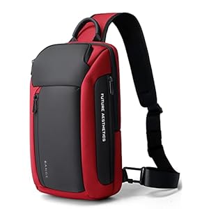 YESLAU Body Bag, Shoulder Bag, Large Capacity, Waterproof, Crossbody Bag, One Shoulder Bag, Crossbody Bag, Men’s, Crossbody Bag, Popular, Holds iPads, Commutes, Traveling