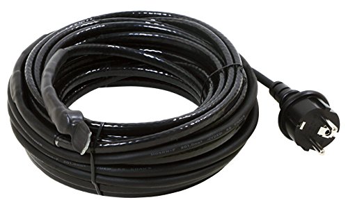 as - Schwabe 8 m Frostschutz-Heizkabel - EIS-Stop-Heizkabel mit Thermostat - Heizleitung mit Schutzkontaktstecker - 15 W/m Wärmekabel gegen Frost - selbstregulierendes Eisfrei Heizkabel - IP44 67011