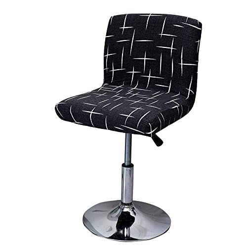 Meigeh Coprisgabelli Coprisedia Elasticizzati con Schienale Basso Fodere Coprisedia sgabelli