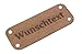 Produktbild SnapPap Labels zum Einnähen mit Wunschgravur I Aufnäher Patches lederoptik I 100% vegane Etiketten personalisiert 50 x 20mm ab 10 Stück I individuell konfigurierbar
