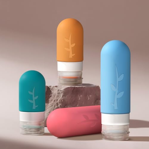 DEPOZA 16 Pack Travel Bottles Set - TSA Approved Leak Proof Silicone Squeezable Containers for Toiletries, Conditioner, Shampoo, Lotion & Body Wash Accessories (16 pcs/G3 Pack), White
