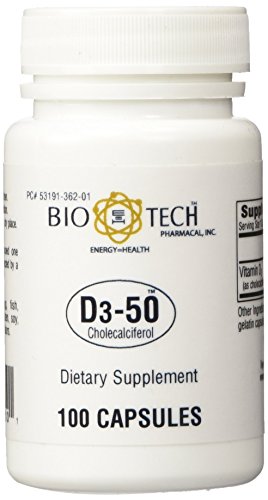 BioTech Pharmacal - D3-50 (50,000 IU) - 100 Caps (FFP)