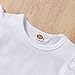 LYQTloml Toddler Baby Girls Ruffle Sleeve Shirt Plain Solid Sleeveless Tshirt Top Blouse Kids Casual Clothes 2PCS
