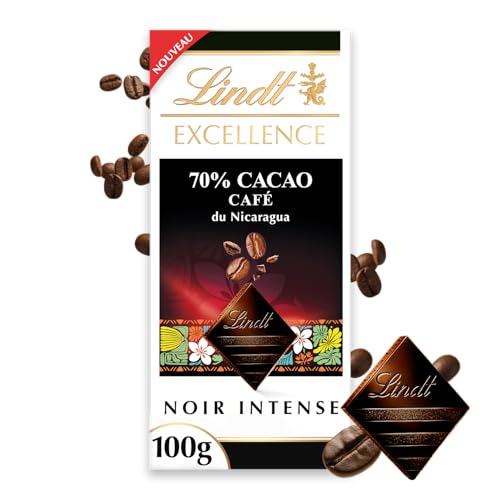 Lindt tablette café nicaragua 70% - vue 4