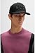 BOSS Men's Sevile Cotton Twill Cap with Embroidered Logo, Black, One Size