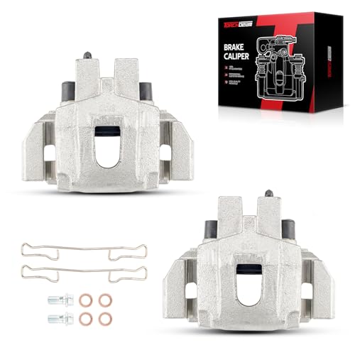 Image of Torchbeam Rear Brake Calipers Set for Jeep 1999-2004 Grand Cherokee, Rear Left and Rear Right Calipers Replace # 18B4819+18B4818