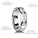 XIIDENG 6mm 8mm Silver/14K Gold/Black Tungsten Carbide Men's Fashion Wedding Ring Suitable for Daily Wear Sizes 7 to 13