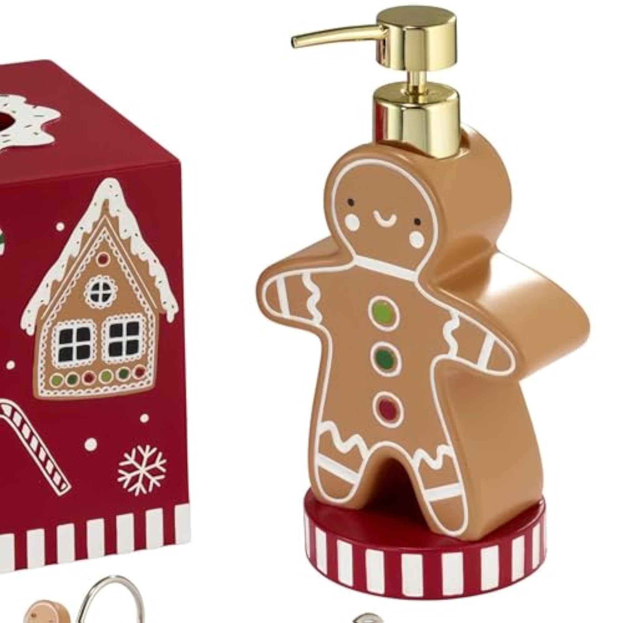 Christmas Lotion Pump, Refillable Soap Dispenser