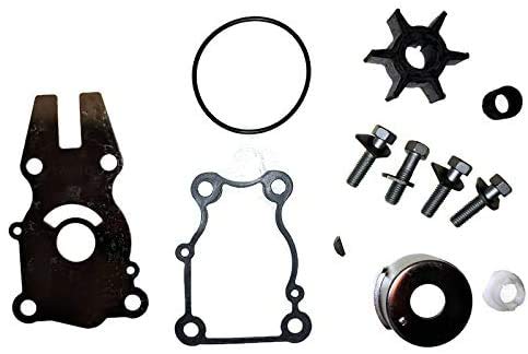 Water Pump Impeller Kit Compatible with Yamaha (40 50 60 HP C40 F50 F60) Replaces Sierra 18-3434 and 63D-W0078-01-00 / 63D-W0078-01 / 63D-W0078-00 / 63D-W0078-00-00