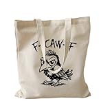 Bolsa de lienzo - bolso de pollo Gran Hotote | Bolsas de comestibles reutilizables | Carrería de gran capacidad, bolso de comestibles diario para el trabajo escolar Daily Commute Weekend Outking Beach