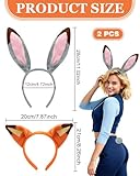 Zoom IMG-1 uyrvape 2pcs bunny cerchietto orecchie Zoom IMG-1 uyrvape 2pcs bunny cerchietto orecchie