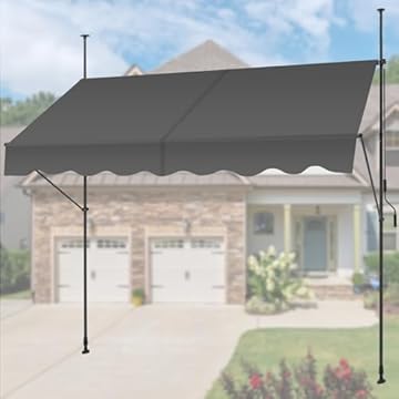 retractable awning over pergola