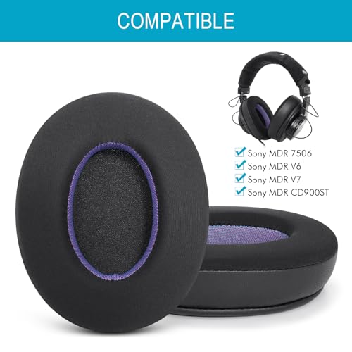 Replacement Ear Pads for Sony MDR-7506 V6 V7 CD900ST, Cooling Gel Cushions by G GVOEARS - Used condition - Image 4