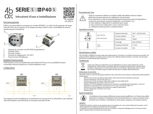 P40 Smart compatible Vimar Arkè blanc prise domotique encastrable