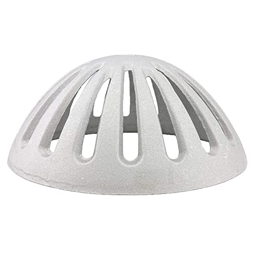 Super Deal Product Leyso FS-DS Heavy Duty Aluminum Dome Sink Drain Strainer Floor Drain Cover for Kitchen, Restaurant, Bar, Buffet or Bath. 5-1/2" Diameter x 2-1/4"H (5 psc)