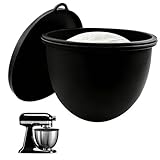 MUMUMUR Schüsseleinlagen-Set aus 100% Silikon für KitchenAid 5 Qt Küchenmaschinen, Verdickt 450 g, 2-teilig, Lebensmittelecht, Hitzebeständig, Backschüsseleinsätze (Schwarz)