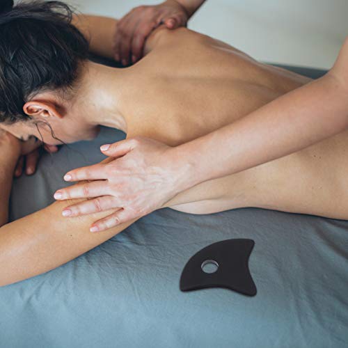 ARTIBETTER Placa Triangular Raspagem Guasha Bian Pedra Placa Guasha Ferramenta De Massagem para SPA