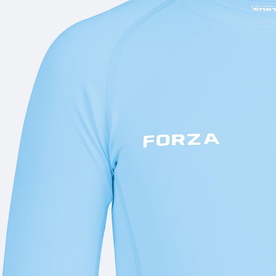 FORZA Junior Boys’ Base Layer Long Sleeve Top – Compression Undershirt for All Sports - Multiple Sizes and Colors Available4