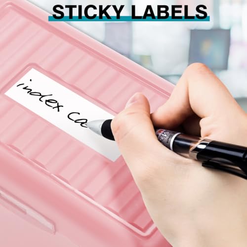 H4D Caixa Organizadora de Cartões de Índice 7 x 12 cm, Porta-Cartões 3 x 5, 3 Pacotes (Cores Pastel)