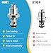 Low Lead Button Valve Assembly Compatible with all Krowne Pre-Rinse Spray Heads, Knee Valve, Foot Valves, 21-302L faucet valve part for Commercial Kitchen, 2.6