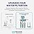 NU Aqua 7-Stage UV and Alkaline Under Sink Reverse Osmosis Water Filter System + 3-Stage Whole House Water Filtration System - RO Filtration - Faucet & Tank