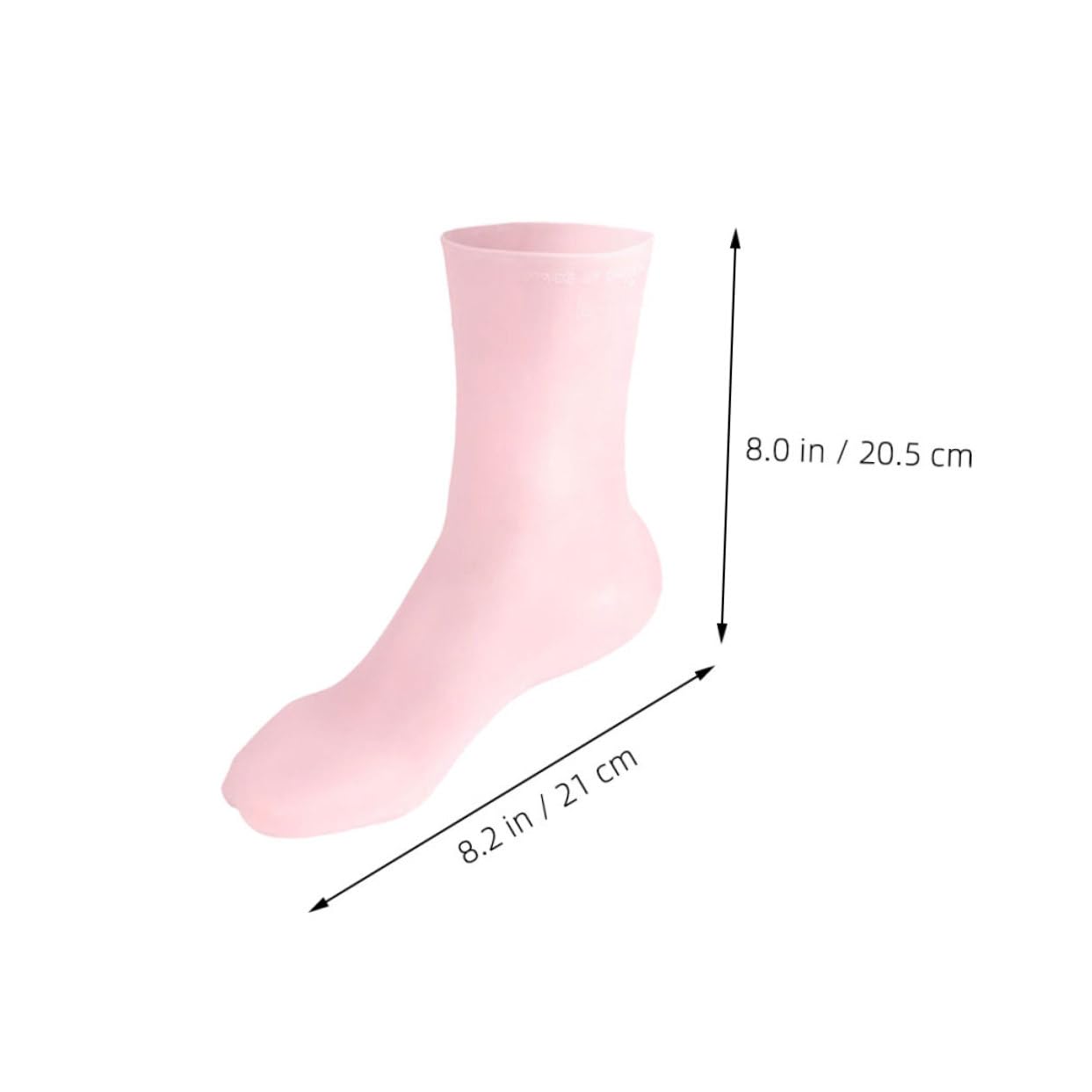 Gogogmee 1Pair Reusable Moisturizing Socks for Cracked Feet Honeycomb Cushioning Design Comfortable Foot Care for Dry Skin Overnight Hydrating Treatment