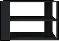 Vista 5 de Side Tables Living Room Home Decor Living roomCoffee Table Black 23.4"x23.4"x15.7" Engineered WoodSuitable for bedrooms, Living Rooms, and Dining