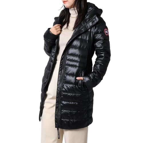 [カナダグース] ライトダウンコート レディース CYPRESS HOODED JACKET サイプレス フーディッド ジャケット 2235L 61 ブラック (JP, アルファベット, XS, 61／BLACK(ブラック)) [並行輸入品]