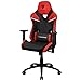 ThunderX3 TC5BR, Sedia da Gaming Ergonomica, Cuscini Rimovibili, Air Tech, Rosso