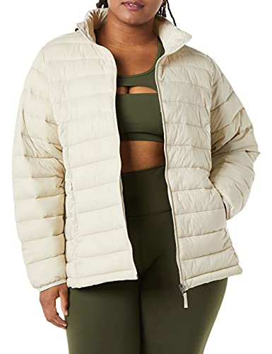 Image of Amazon Essentials Women's Lightweight Long-Sleeve Water-Resistant Packable Puffer Jacket (Available in Plus Size)