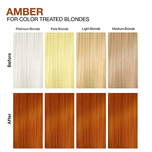 Celeb Luxury Gem Lites Colorditioner, Semi-Permanent Professional Hair Color Depositing Conditioner, Amber , 8.25 Fl Oz (Pack Of 1) #TOP3