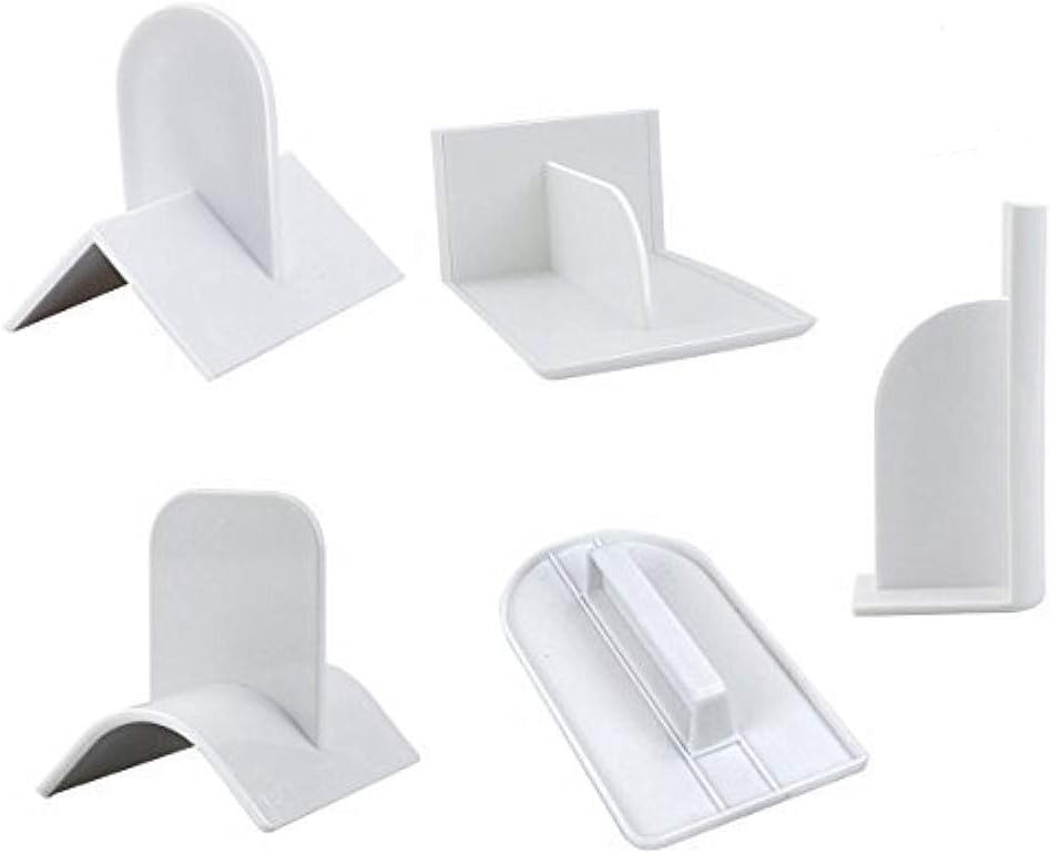 5 Pack Fondant Smoother - 5 Different Fondant Smoothing Tool - Cake Edge Smoother Scraper, Cream Decorating Tools, Fondant DIY Tools Cake Polisher