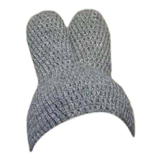 Pull tricoté pour fille avec décalcomanies florales et oreilles de lapin mignonnes