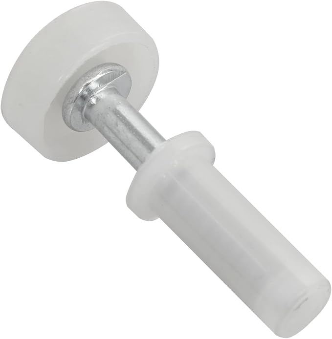 Kit de 8 piezas de herrajes para puertas plegables: ruedas guía superior de 7/8 pulgadas miniatura 4